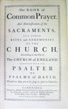 BASKERVILLE PRESS.  Book Of Common Prayer.  1760 [i. e,. 1761]
